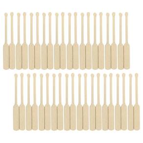 Brinquedo ornamentado Toyvian Mini Wooden Paddle em miniatura