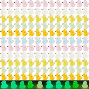 Patos de resina em miniatura HCMY 210 Mini Luminous para decoração