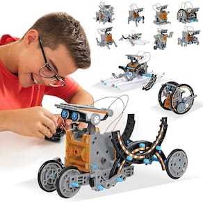 Robô solar MAN NUO 12 em 1 Blue STEM Toys 10-12 anos