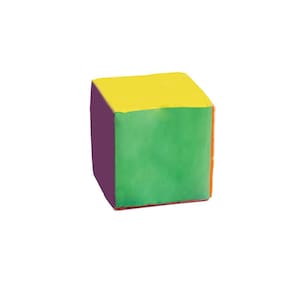 Dados de espuma com bolsos, 1 cubo, material para professores
