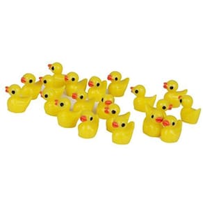 Miçangas de resina dura Slime Charms Ardest Duck para artesanato (50 unidades)