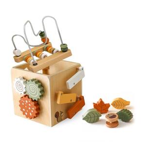 Brinquedo de atividades Montessori RORLAND Busy Cube para crianças