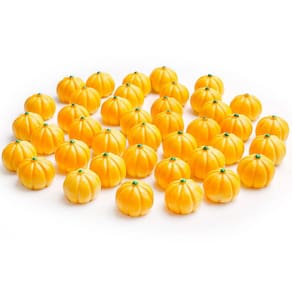 Abóboras em miniatura Aydinids Mini Resin Pumpkin 40 unidades