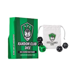 Força do jogo de golfe! Cards Random Club Dice em campo para jogadores de golfe