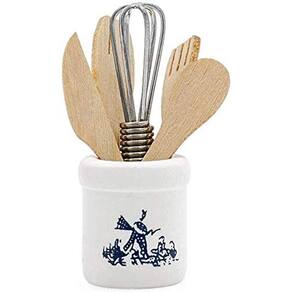 Acessórios de decoração de casa de bonecas SXFSE Egg Beater 1:12