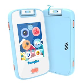Leitor de música com tela sensível ao toque Kids Phone Toy com câmera giratória