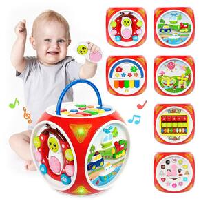 Brinquedo Activity Cube BAOLI Toddler Busy Learning Shape Sorter