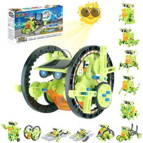 Kit de ciência robótica Kidpal Solar Powered 8-12 anos