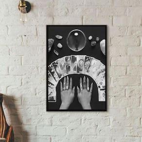 Quadro Decorativo Baralho Cigano 33X24Cm