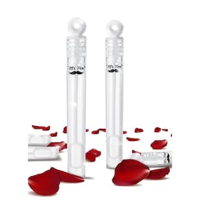 Mini Bubble Wands Mr. Pen White, 10 cm, pacote com 16 unidades, festa de casamento