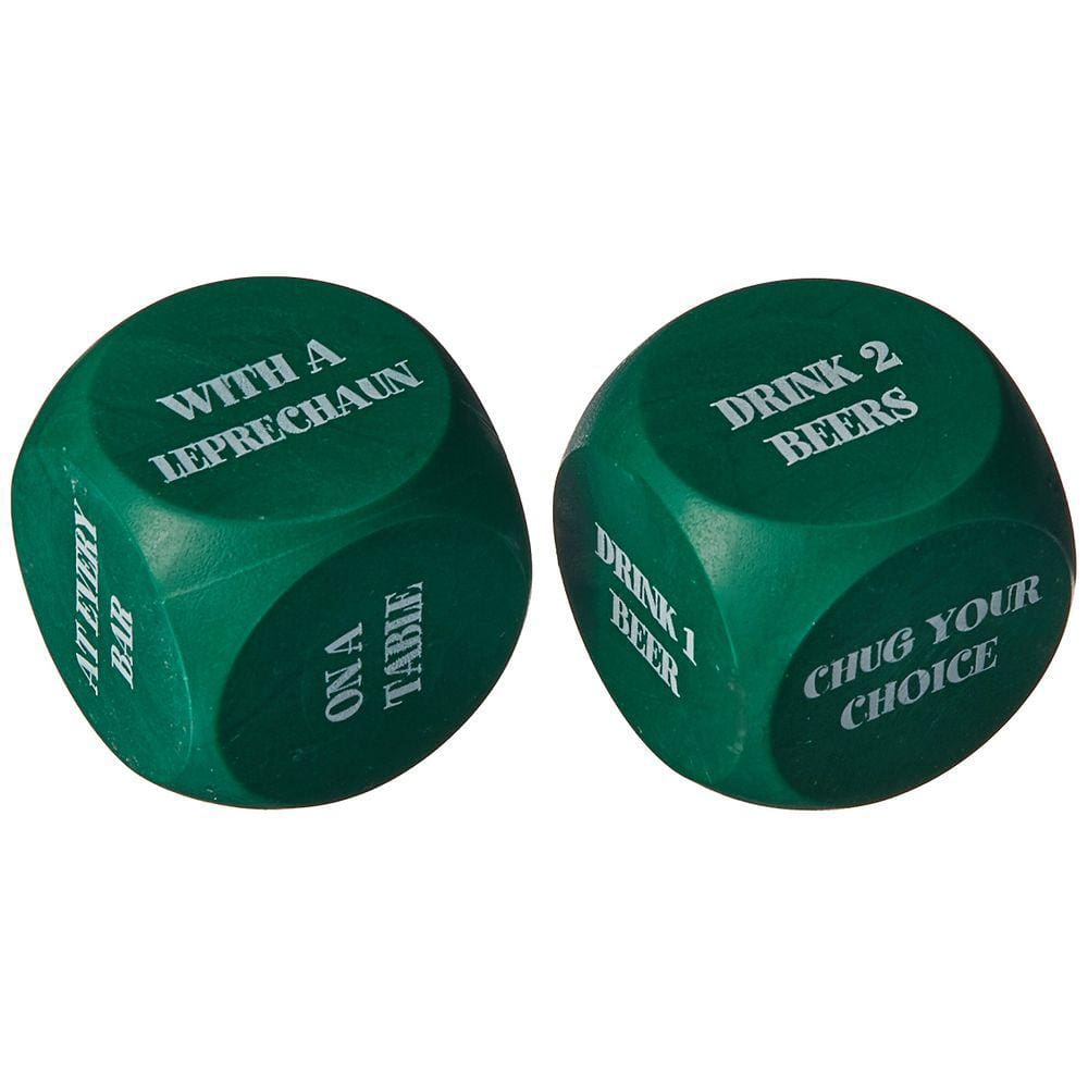 Jogo Beistle St. Patrick Decision Dice com 2 dados por jogo