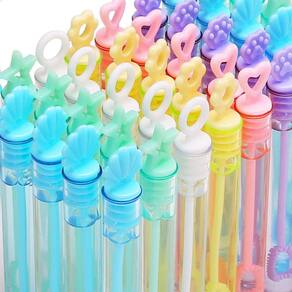 Bubble Wands MAPIXO, pacote com 30, mini, 6 cores, presente para crianças
