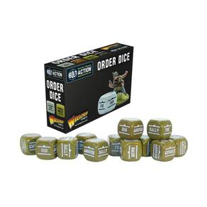 Compre Dice Bolt Action Warlord Games Olive Drab x12