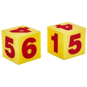 Recursos de aprendizagem de cubos de espuma, numerais macios gigantes, conjunto de 2