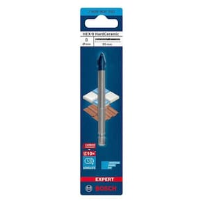 Broca para Porcelanato Hex-9 Hard Ceramic Bosch 8x90mm