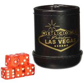 Dice Cup StealStreet Deluxe Bem-vindo a Las Vegas com 5 dados