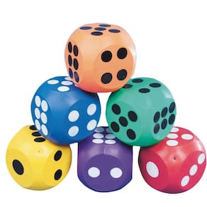 Dice S&S Worldwide Jumbo Soft Safe 4 quadrados com canto arredondado
