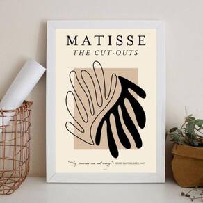 Quadro Matisse The Cut-Outs 45X34Cm - Com Vidro