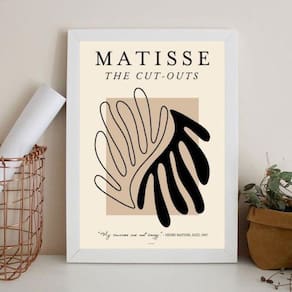Quadro Matisse The Cut-Outs 24X18Cm - Com Vidro