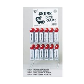 Jogo de dados Koplow Games Skunk com 5 dados com instruções em inglês