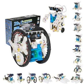 Kit de robô solar Flechozo 29 em 1 Building Science Toys 8-12