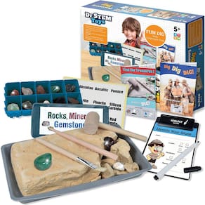 Kit de experimentos científicos Dr. STEM Toys Discovery Rock & Gem Di