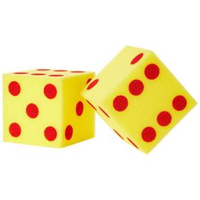 Recursos de aprendizagem de Soft Cubes Giant Dot 2/pk 13cm Cube