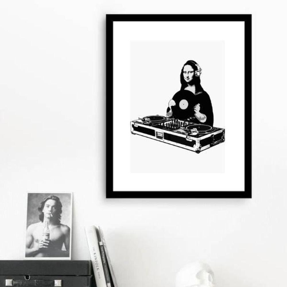 Quadro Monalisa Dj - 60X48Cm