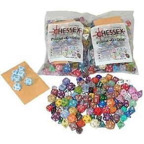 Dice Chessex Pound-O-Dice para substituição e personalização