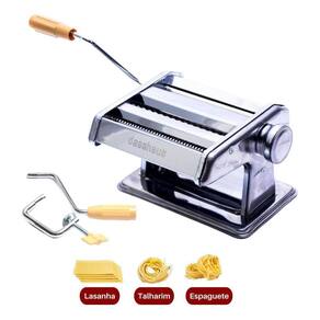 Maquina Para Massa Casseira Inox Talharim E Macarrao