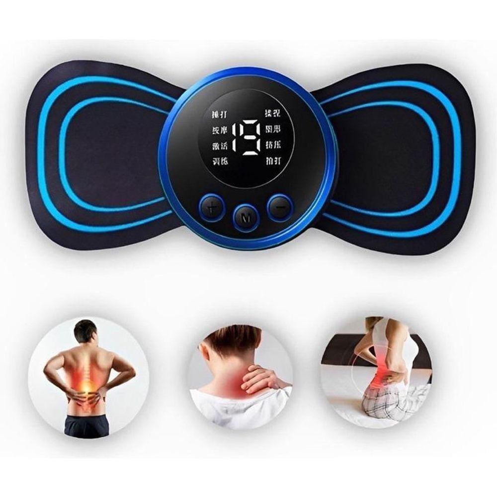 Massageador Portátil Recarregável Dor Pescoço Coluna Cor