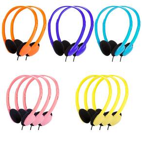 Fones de ouvido KAPURUI Kids Wired Classroom, pacote com 12