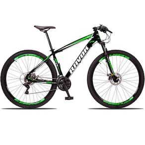 Bicicleta 24 Velocidades Aro 29 Alumínio Freio A Disco Cor:verde;tamanho:19