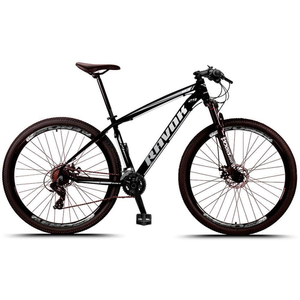 Bicicleta 24 Velocidades Aro 29 Alumínio Freio A Disco Cor:cinza;tamanho:19"