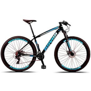 Bicicleta 24 Velocidades Aro 29 Alumínio Freio A Disco Cor:azul;tamanho:15"