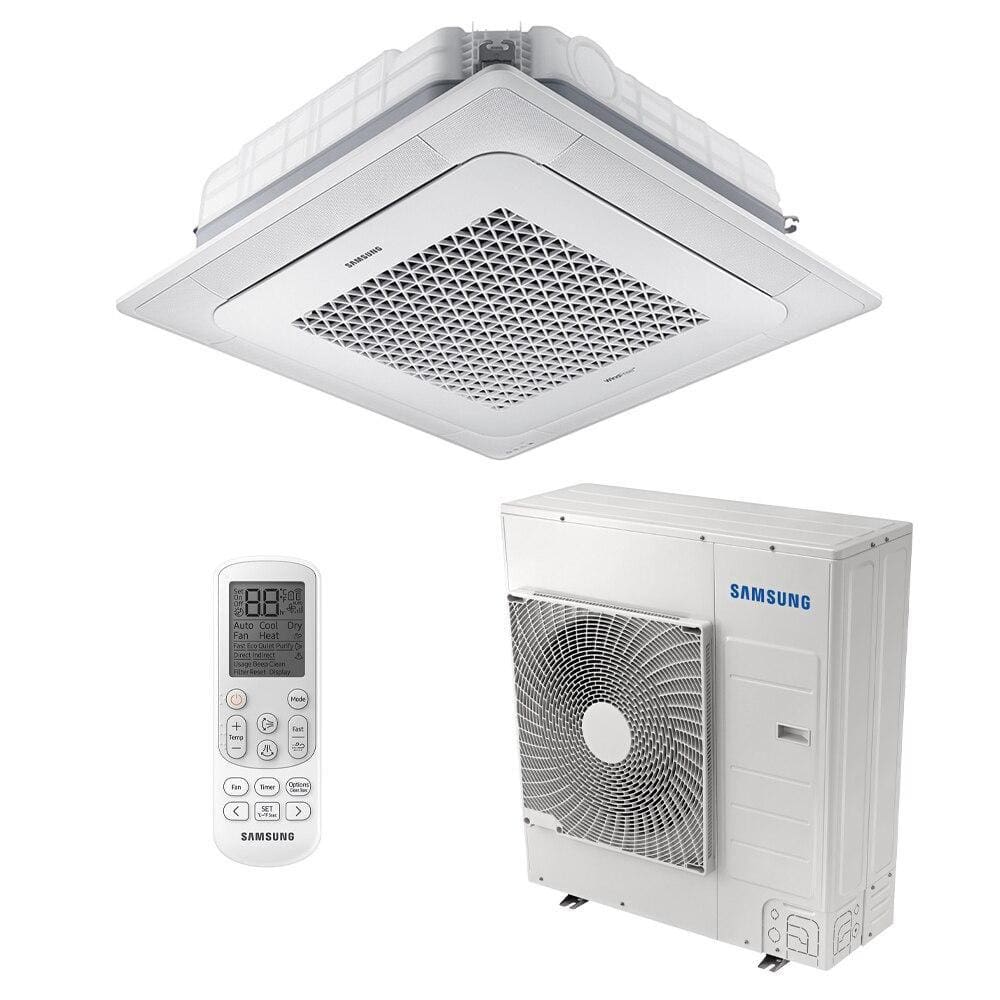 Ar-Condicionado Split Inverter Cassete 36000 BTUs Samsung WindFree Quente e Frio AC036DN4DKG/AC036DXADKG/PC4NUFMANW 220V