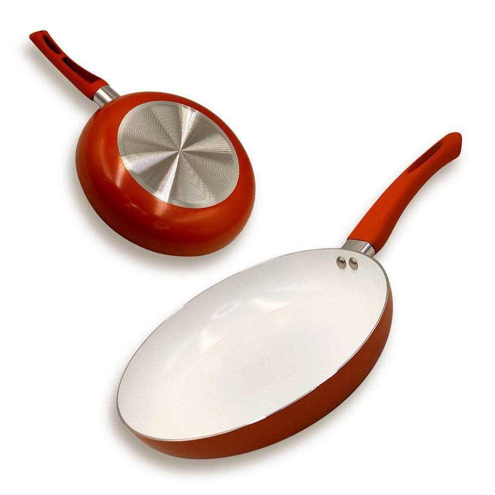 Frigideira em Alumínio Revestimento Cerâmico 26cm Bronze