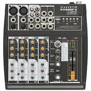 Mixer Analogico Soundcraft Sx602fx 6 Canais Usb