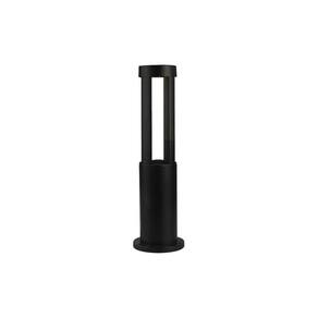 Poste Balizador de Jardim Momo Preto 80cm Led 10W 3000K Bivolt IP65