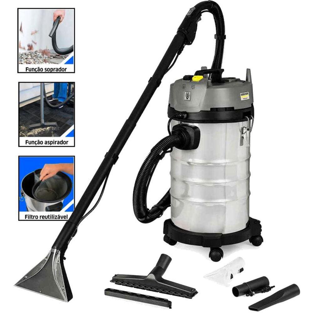Aspirador e Extrator para Sólidos e Liquídos 1700W Puzzi 4/30 Classic KARCHER