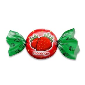 100 Embalagem Folhas para trufa Sabores 15x16cm c/ aluminio