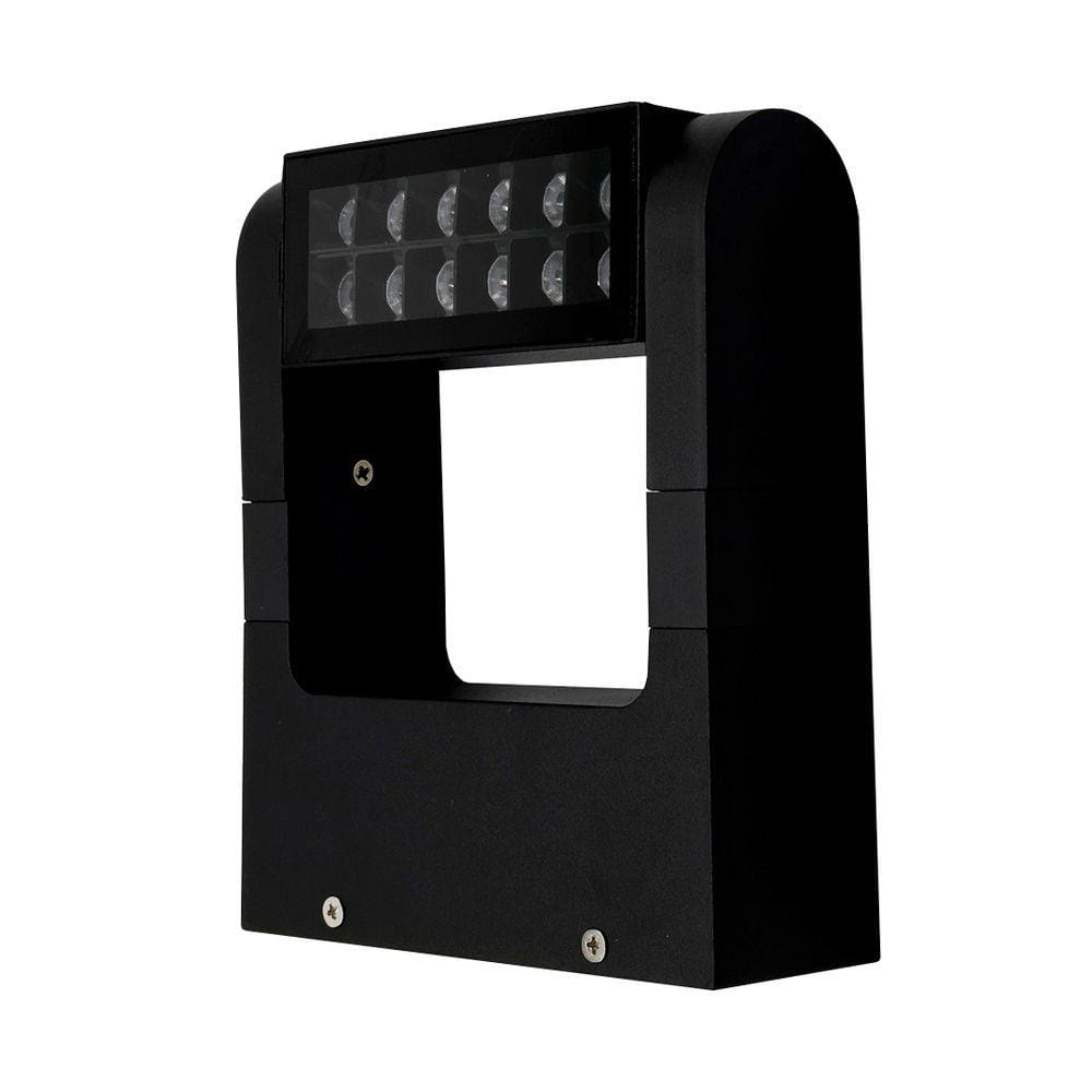 Balizador Foco Ajustável Preto Led 10W 3000K Bivolt IP67