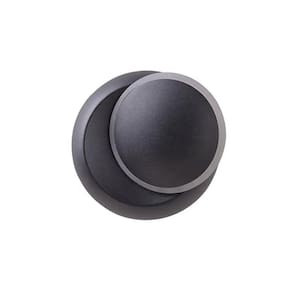 Arandela Giratória Preta 14,5cm Led 5W 3000K Bivolt
