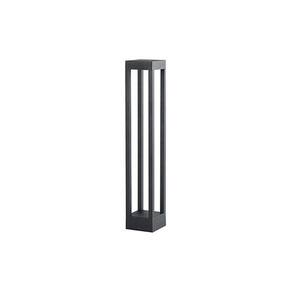 Poste Balizador de Jardim Side Preto 60cm Led 10W 3000K Bivolt IP67