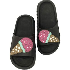 Chinelo Infantil menina slide nuvem sorvete