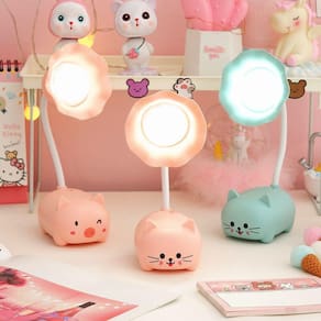 Lâmpada de mesa moderna do animal de estimação Luz noturna da mesa