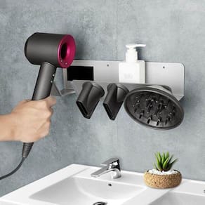 Suporte de montagem na parede para secador de cabelo