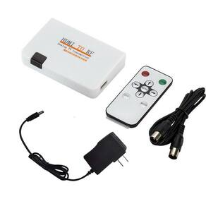 Adaptador conversor coaxial HDMI para RF para TV