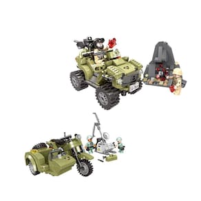 Blocos de construção de quebra-cabeças com LEGO