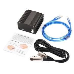 Cabo de alimentação 48V USB 2.0 com microfone de plugue duplo